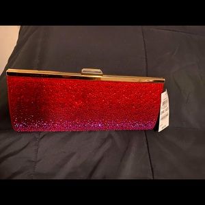Red evening bag